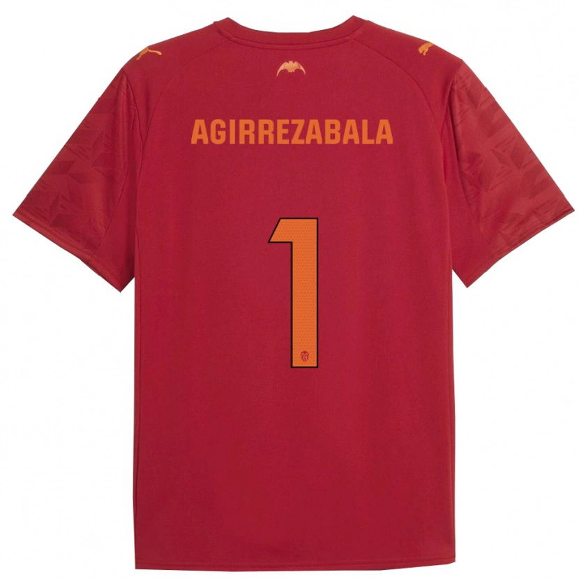 Danxen Damen Julen Agirrezabala #1 Rot Orange Auswärtstrikot Trikot 2025/26 T-Shirt
