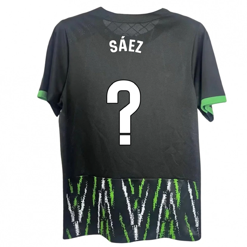 Danxen Damen Carlos Christodoulides Sáez #0 Schwarz Grün Auswärtstrikot Trikot 2025/26 T-Shirt