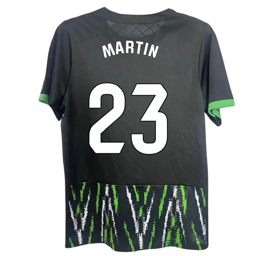 Danxen Damen Carlos Martin #23 Schwarz Grün Auswärtstrikot Trikot 2025/26 T-Shirt