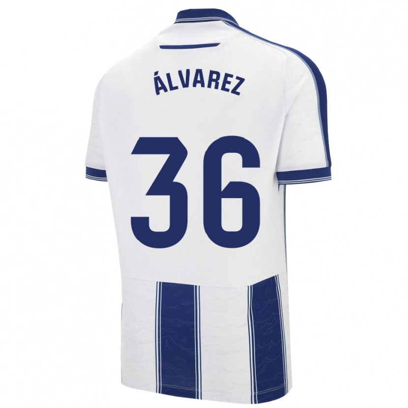 Danxen Damen Anna Álvarez #36 Marine Weiß Auswärtstrikot Trikot 2025/26 T-Shirt