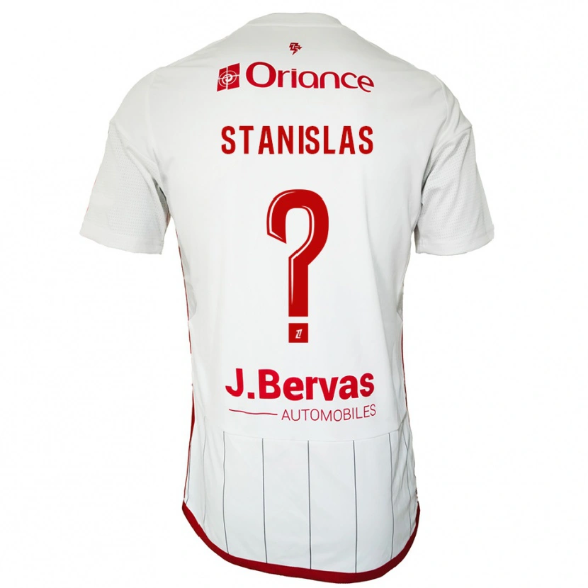 Danxen Damen Lohys Stanislas #0 Weiß Rot Auswärtstrikot Trikot 2025/26 T-Shirt