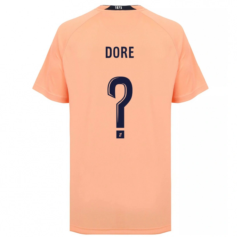 Danxen Damen Maël Dore #0 Orange Marineblau Auswärtstrikot Trikot 2025/26 T-Shirt