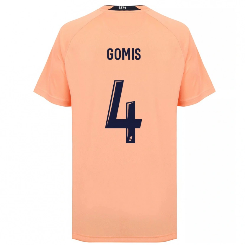 Danxen Damen Georges Gomis #4 Orange Marineblau Auswärtstrikot Trikot 2025/26 T-Shirt