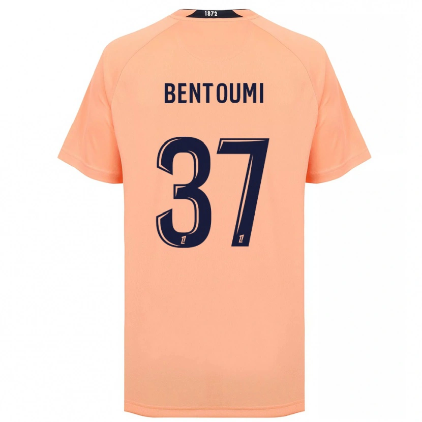 Danxen Damen Mokrane Bentoumi #37 Orange Marineblau Auswärtstrikot Trikot 2025/26 T-Shirt