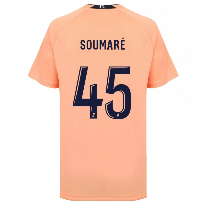 Danxen Damen Issa Soumaré #45 Orange Marineblau Auswärtstrikot Trikot 2025/26 T-Shirt