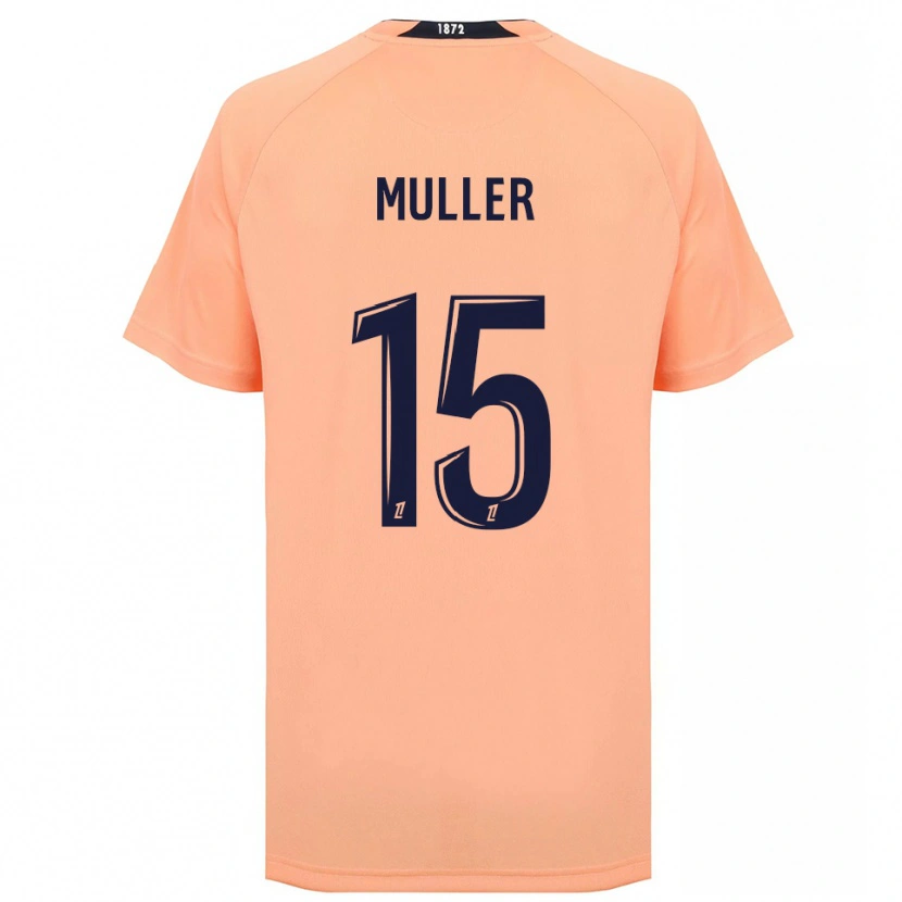 Danxen Damen Laura Muller #15 Orange Marineblau Auswärtstrikot Trikot 2025/26 T-Shirt