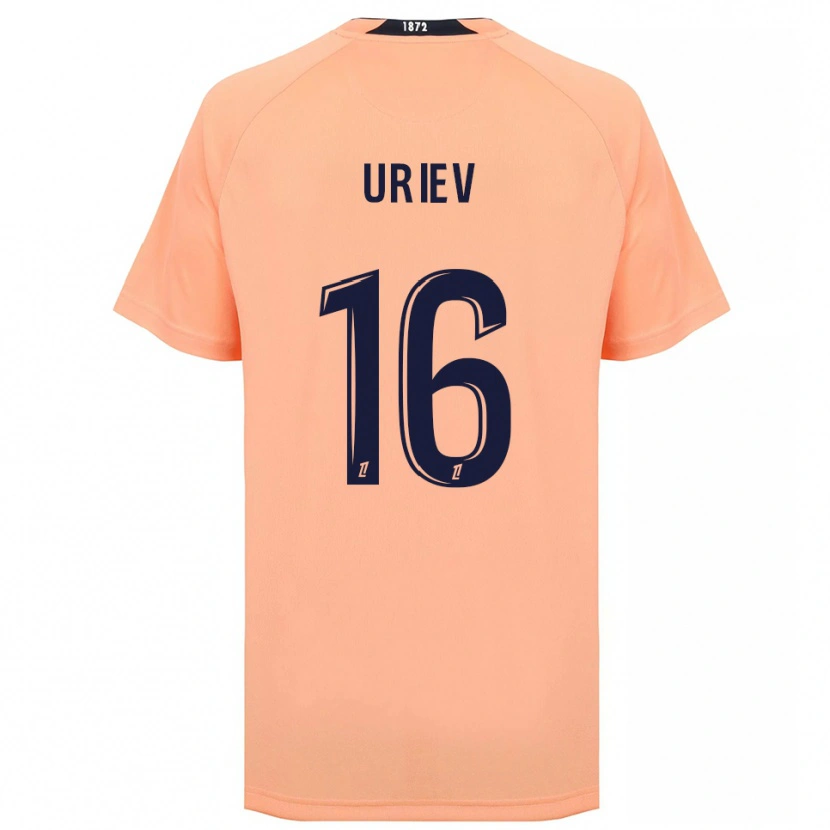 Danxen Damen Alan Uriev #16 Orange Marineblau Auswärtstrikot Trikot 2025/26 T-Shirt
