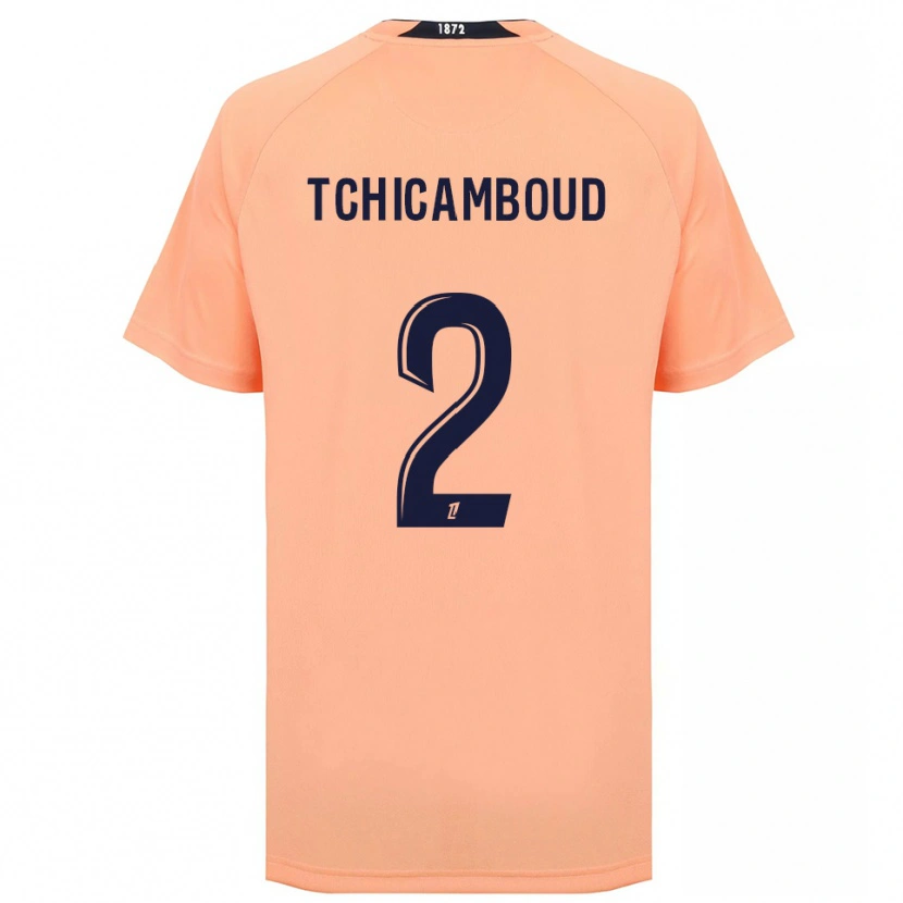 Danxen Damen Steed Tchicamboud #2 Orange Marineblau Auswärtstrikot Trikot 2025/26 T-Shirt