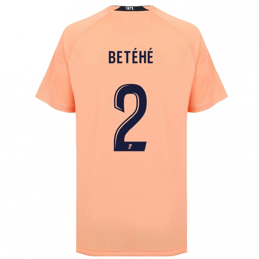 Danxen Damen Aaron Betéhé #2 Orange Marineblau Auswärtstrikot Trikot 2025/26 T-Shirt