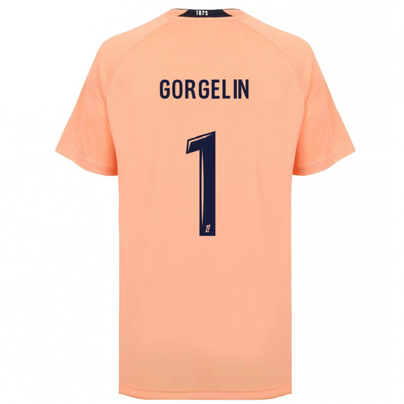 Danxen Damen Mathieu Gorgelin #1 Orange Marineblau Auswärtstrikot Trikot 2025/26 T-Shirt