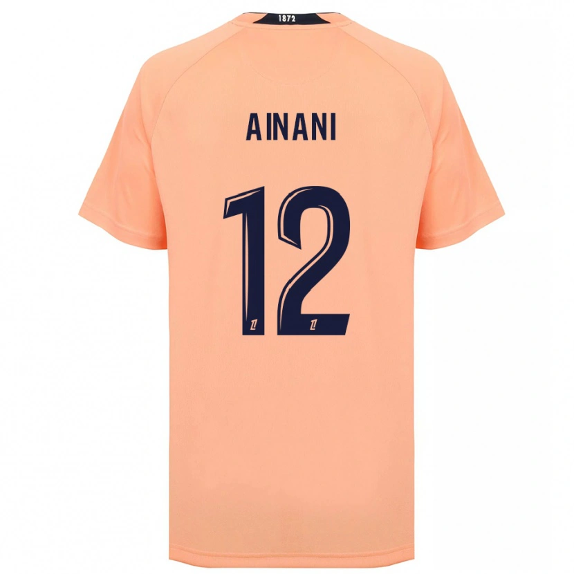 Danxen Damen Sufyan Ainani #12 Orange Marineblau Auswärtstrikot Trikot 2025/26 T-Shirt