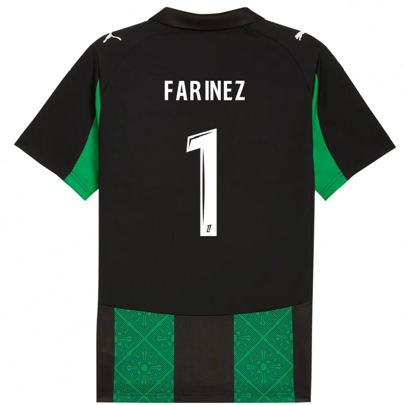 Danxen Damen Wuilker Fariñez #1 Schwarz Grün Auswärtstrikot Trikot 2025/26 T-Shirt