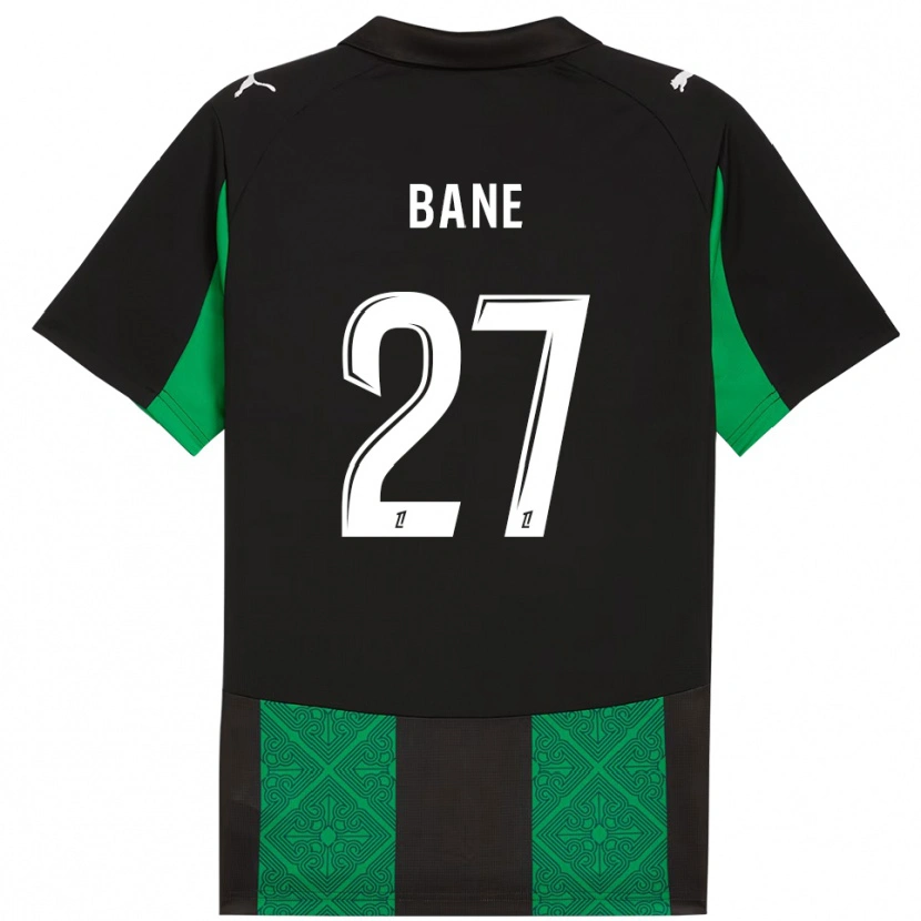 Danxen Damen Sidi Bane #27 Schwarz Grün Auswärtstrikot Trikot 2025/26 T-Shirt