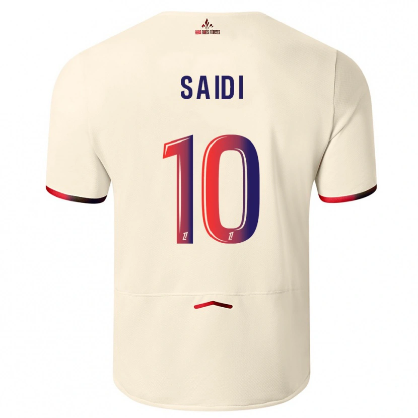 Danxen Damen Rachel Saidi #10 Cremeweiß Rot Auswärtstrikot Trikot 2025/26 T-Shirt