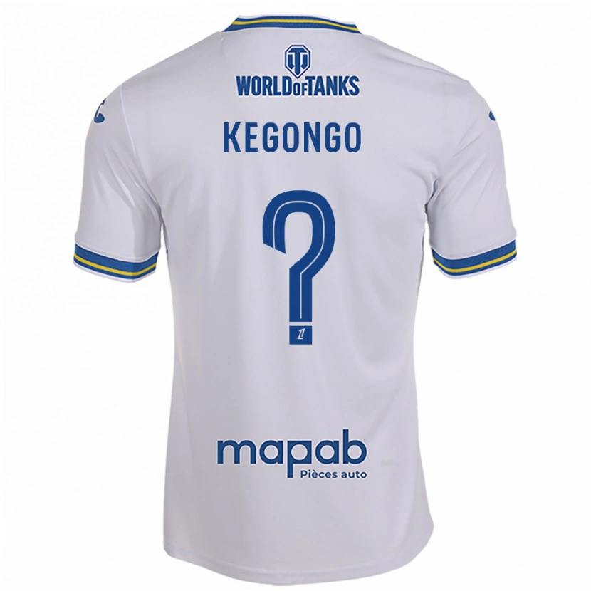 Danxen Damen Clarence Kegongo #0 Weiß Himmelblau Auswärtstrikot Trikot 2025/26 T-Shirt