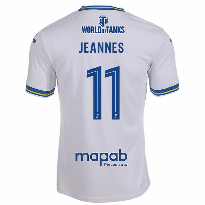 Danxen Damen Justine Jeannes #11 Weiß Himmelblau Auswärtstrikot Trikot 2025/26 T-Shirt
