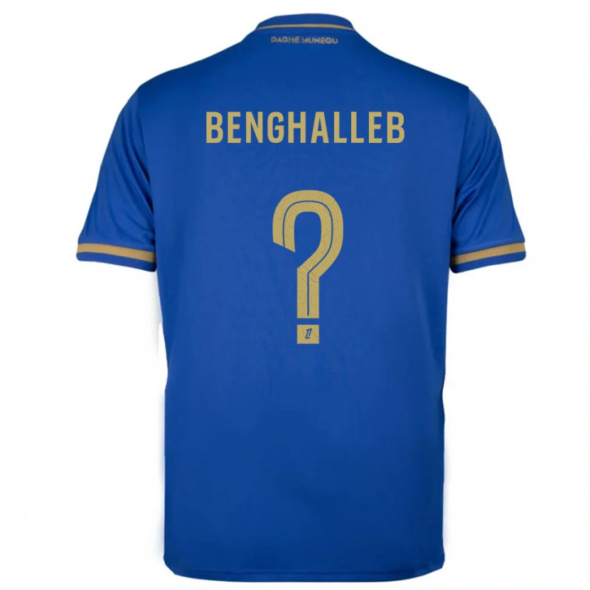Danxen Damen Adam Benghalleb #0 Blau Gold Auswärtstrikot Trikot 2025/26 T-Shirt