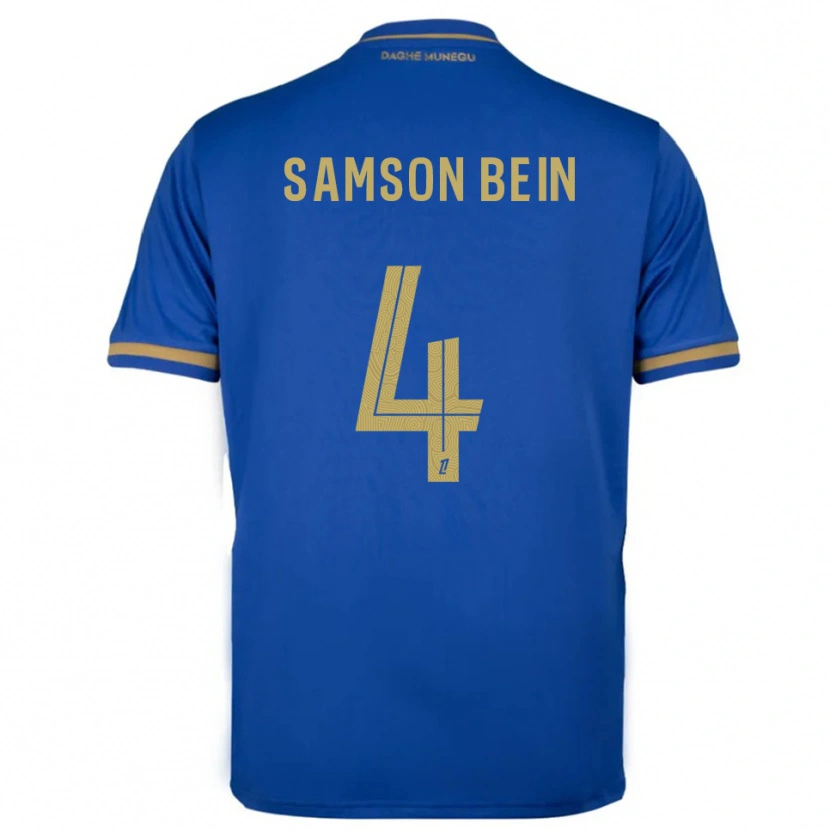Danxen Damen Sirak Bein #4 Blau Gold Auswärtstrikot Trikot 2025/26 T-Shirt