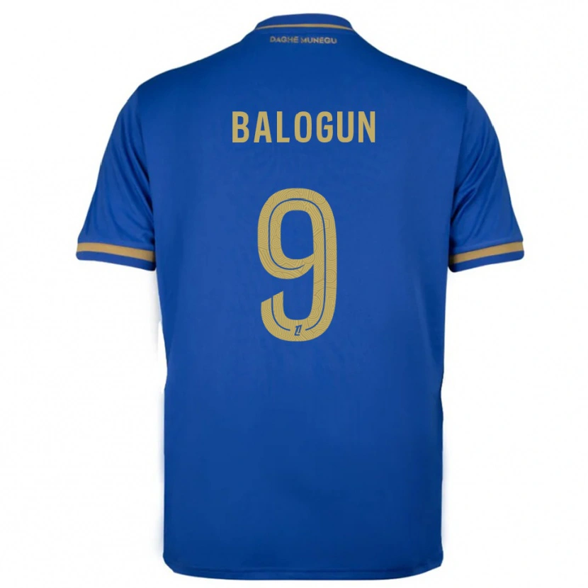 Danxen Damen Folarin Balogun #9 Blau Gold Auswärtstrikot Trikot 2025/26 T-Shirt