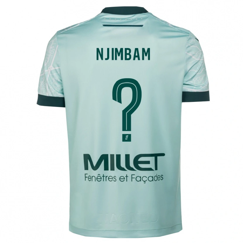 Danxen Damen Junior Njimbam #0 Grün Weiß Auswärtstrikot Trikot 2025/26 T-Shirt