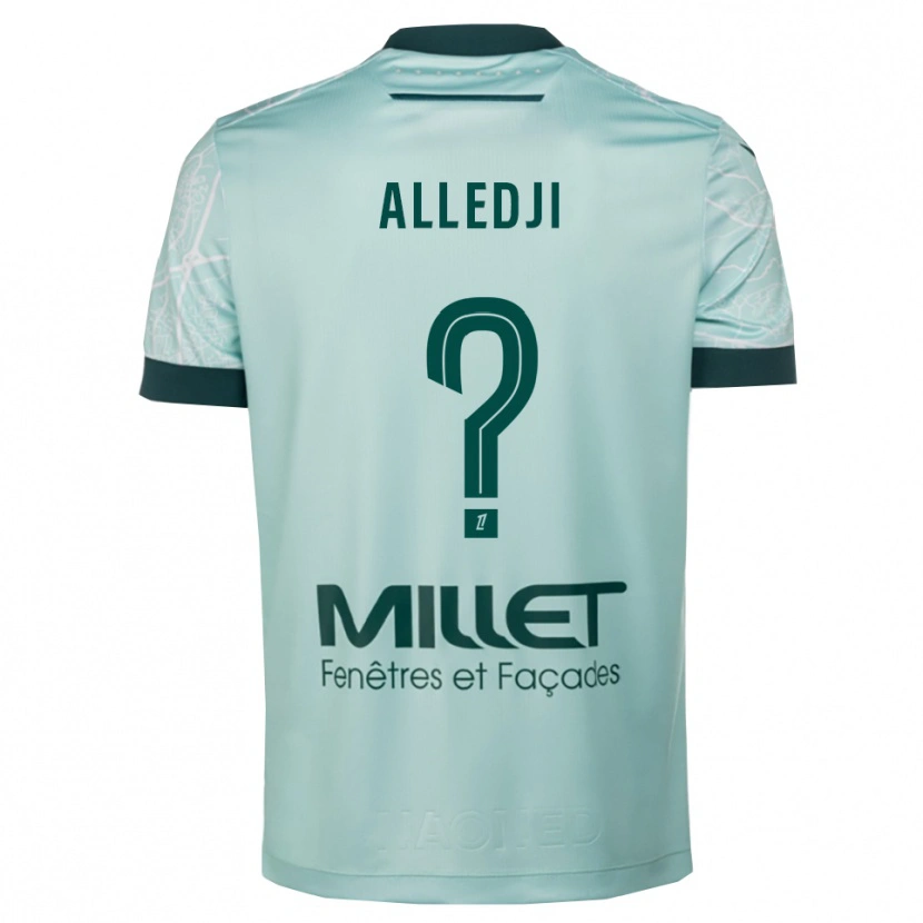 Danxen Damen Ezekiel Alledji #0 Grün Weiß Auswärtstrikot Trikot 2025/26 T-Shirt