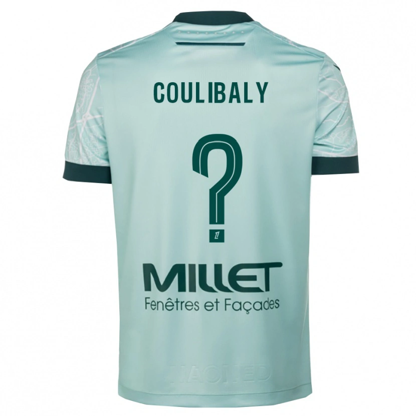 Danxen Damen Dylan Coulibaly #0 Grün Weiß Auswärtstrikot Trikot 2025/26 T-Shirt