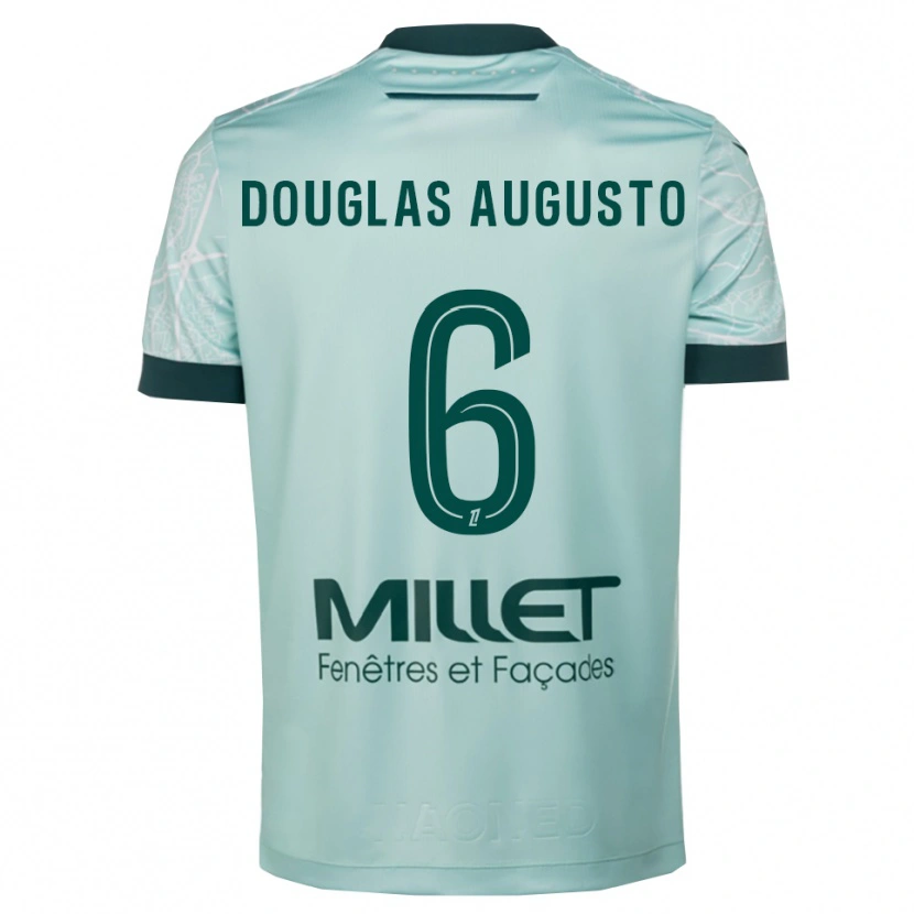 Danxen Damen Douglas Augusto #6 Grün Weiß Auswärtstrikot Trikot 2025/26 T-Shirt