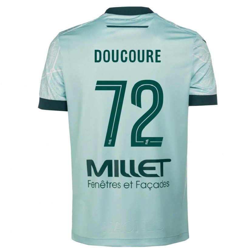 Danxen Damen Sékou Doucouré #72 Grün Weiß Auswärtstrikot Trikot 2025/26 T-Shirt