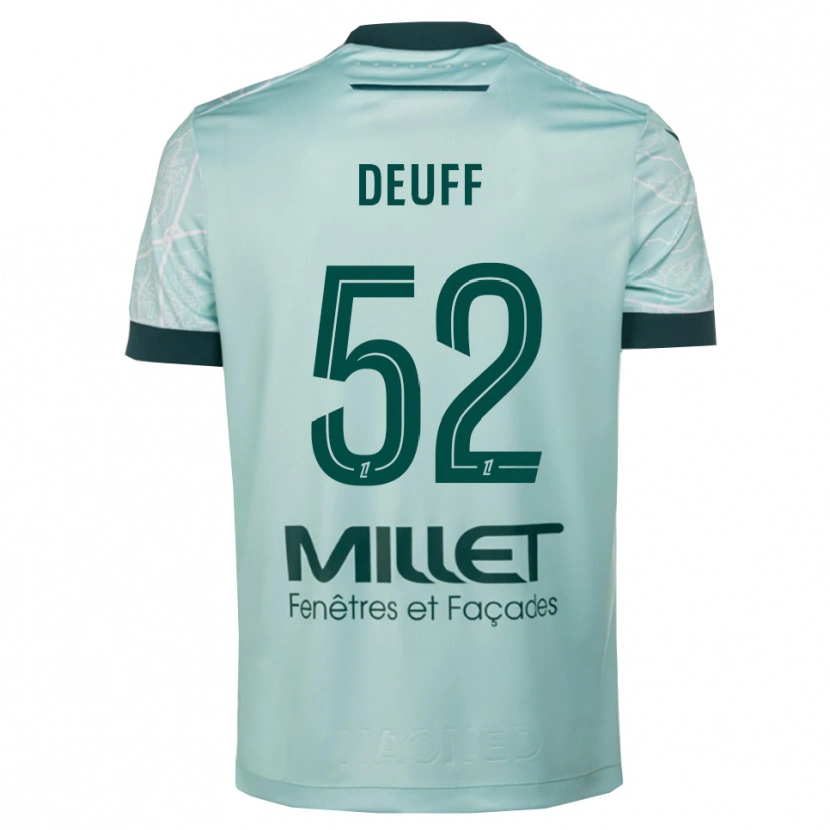 Danxen Damen Bahmed Deuff #52 Grün Weiß Auswärtstrikot Trikot 2025/26 T-Shirt