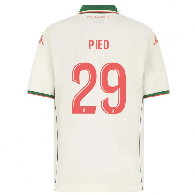 Danxen Damen Jérémy Pied #29 Weiß Grün Auswärtstrikot Trikot 2025/26 T-Shirt