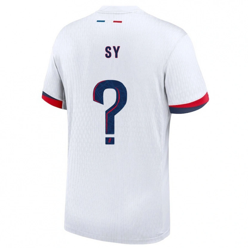 Danxen Damen Bocar Sy #0 Weiß Rot Auswärtstrikot Trikot 2025/26 T-Shirt