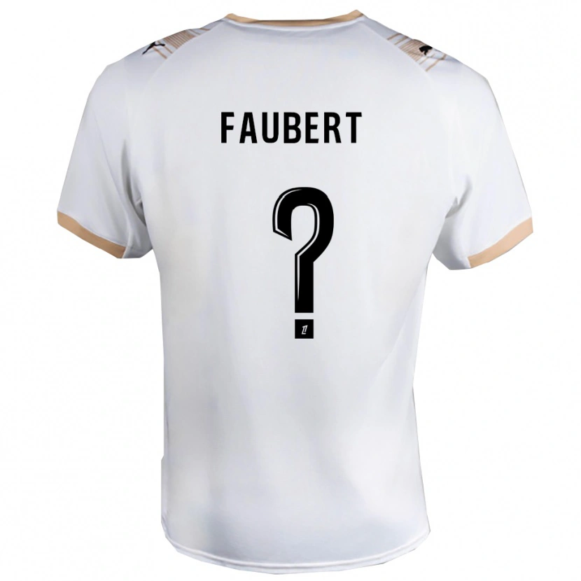 Danxen Damen Noam Faubert #0 Weiß Schwarz Auswärtstrikot Trikot 2025/26 T-Shirt