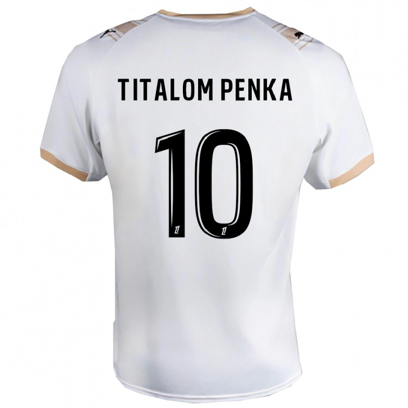 Danxen Damen Mathéo Titalom Penka #10 Weiß Schwarz Auswärtstrikot Trikot 2025/26 T-Shirt