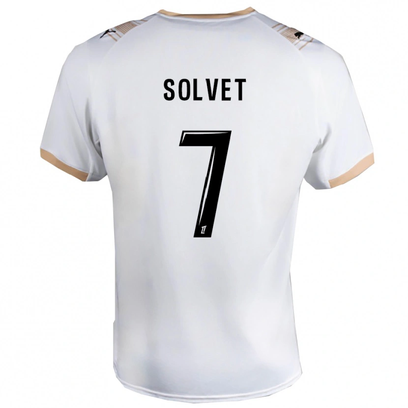 Danxen Damen Anddrys Solvet #7 Weiß Schwarz Auswärtstrikot Trikot 2025/26 T-Shirt