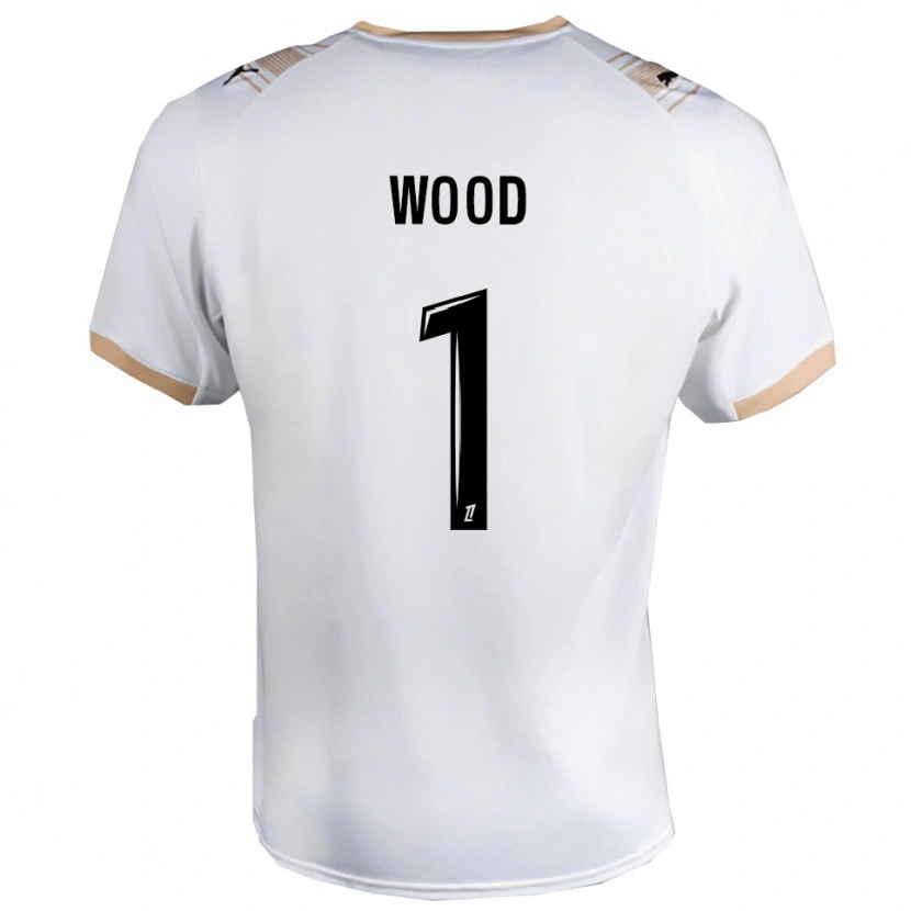 Danxen Damen Mackenzie Wood #1 Weiß Schwarz Auswärtstrikot Trikot 2025/26 T-Shirt