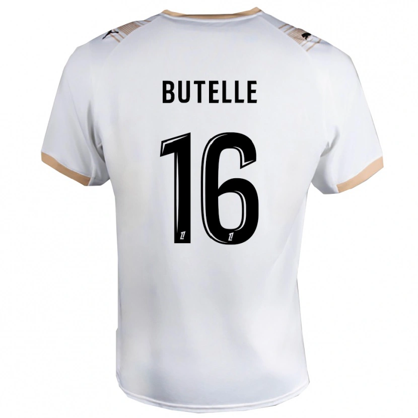 Danxen Damen Ludovic Butelle #16 Weiß Schwarz Auswärtstrikot Trikot 2025/26 T-Shirt