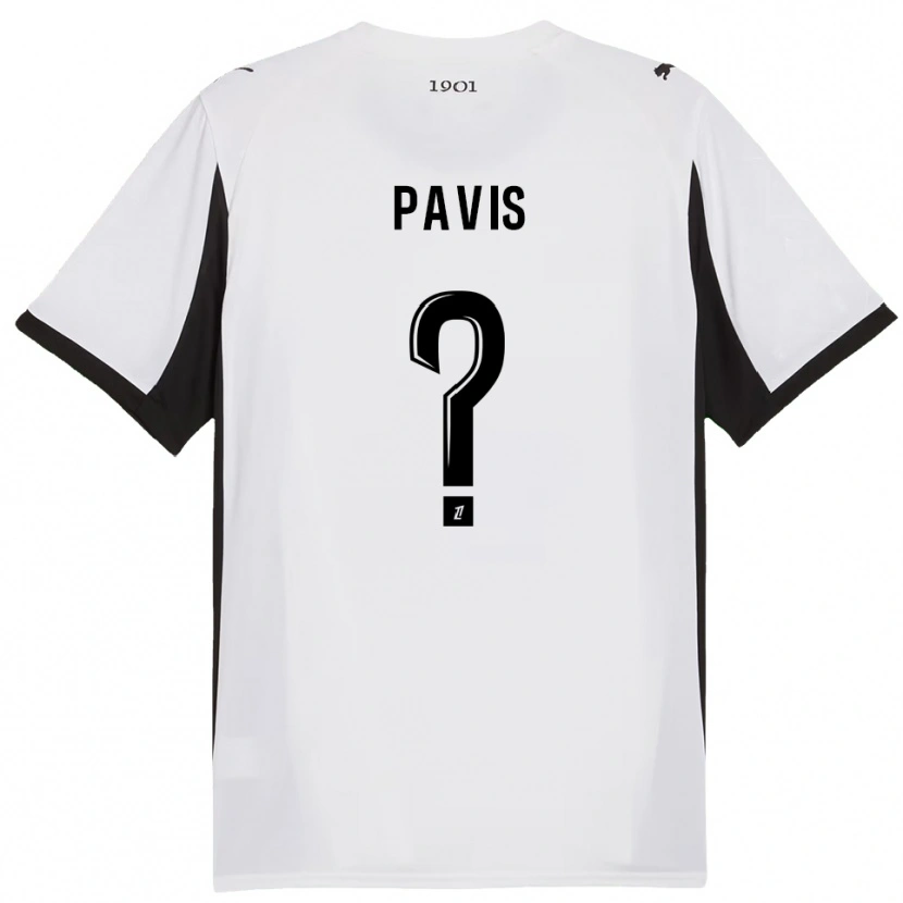 Danxen Damen Robin Pavis #0 Weiß Schwarz Auswärtstrikot Trikot 2025/26 T-Shirt