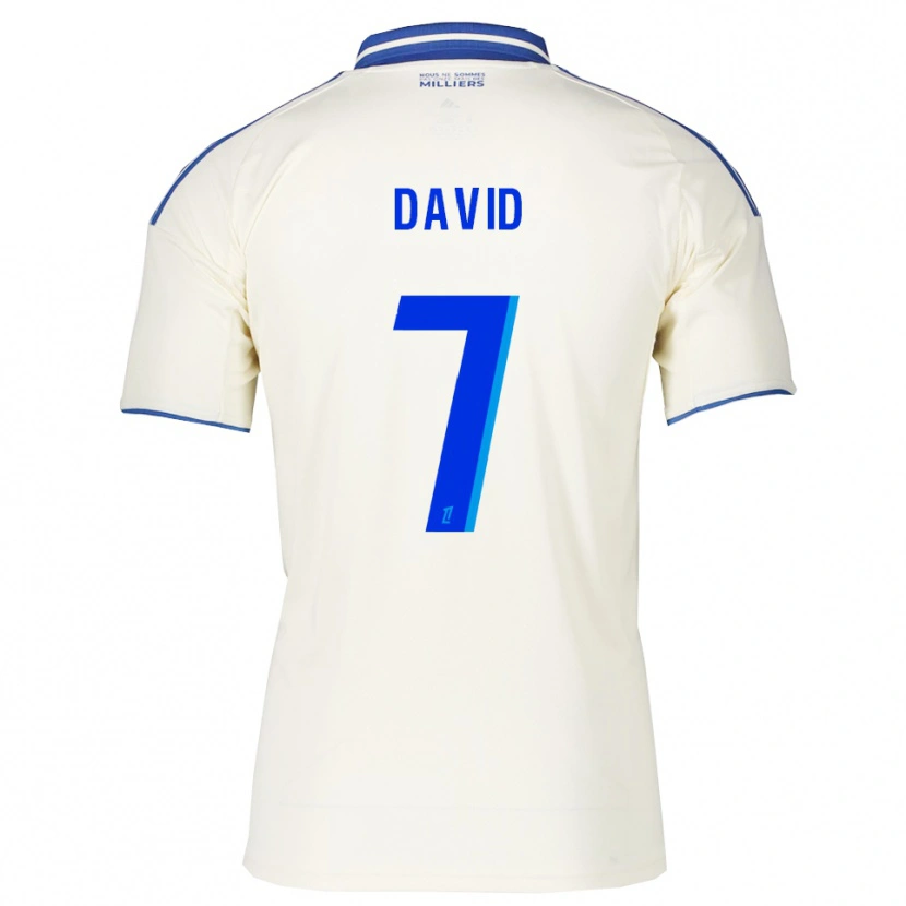 Danxen Damen David Kaiki #7 Champagner Blau Auswärtstrikot Trikot 2025/26 T-Shirt