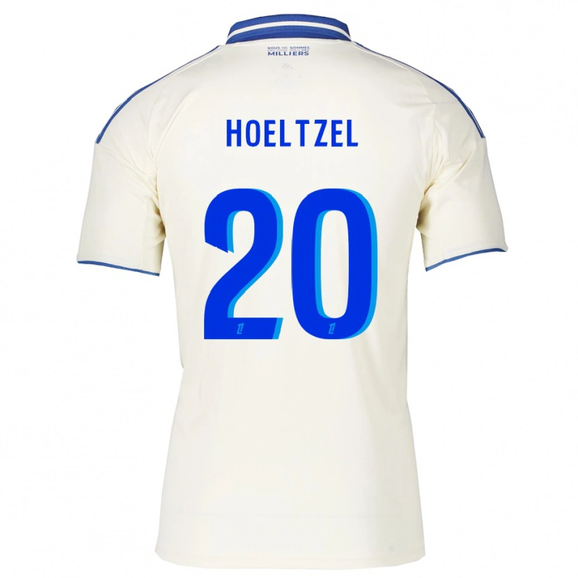 Danxen Damen Mégane Hoeltzel #20 Champagner Blau Auswärtstrikot Trikot 2025/26 T-Shirt