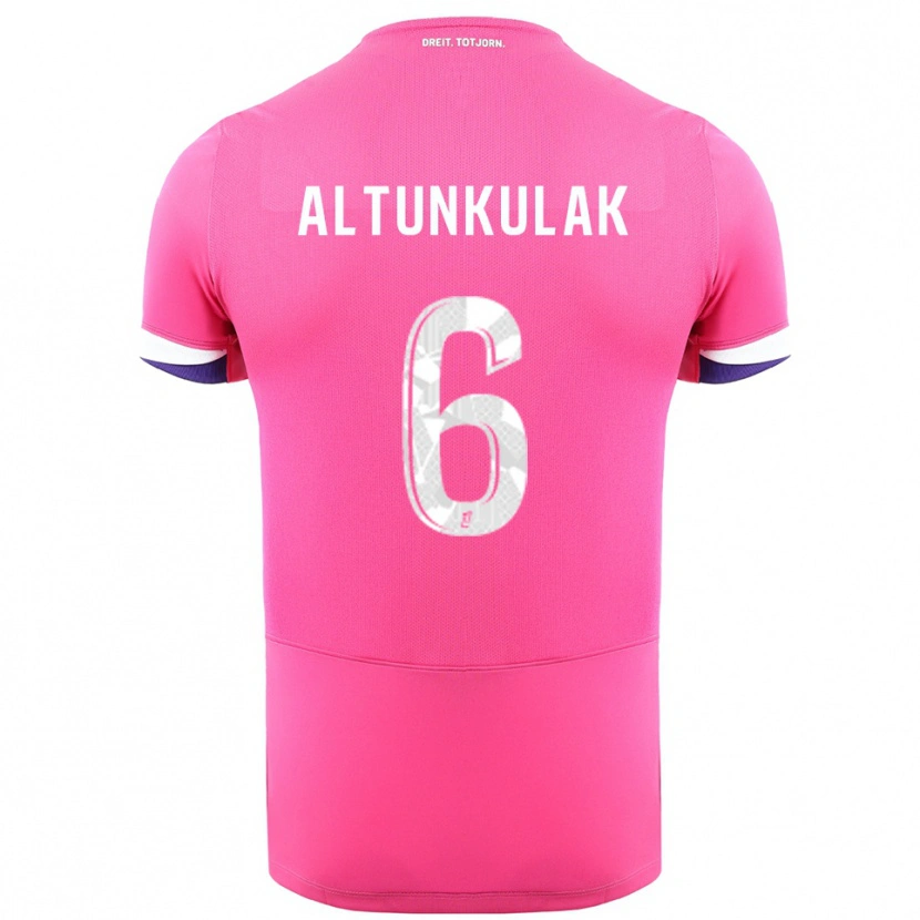 Danxen Damen Selen Altunkulak #6 Rosa Weiß Auswärtstrikot Trikot 2025/26 T-Shirt
