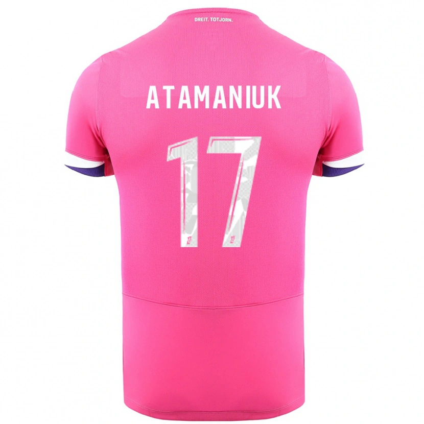 Danxen Damen Alexandra Atamaniuk #17 Rosa Weiß Auswärtstrikot Trikot 2025/26 T-Shirt