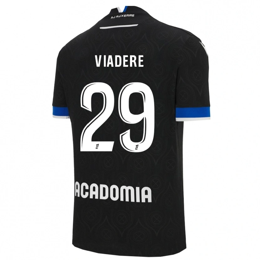 Danxen Damen Ben Viadere #29 Schwarz Weiß Auswärtstrikot Trikot 2025/26 T-Shirt