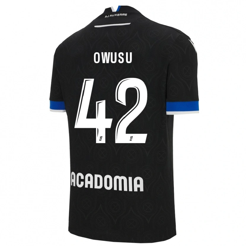 Danxen Damen Elisha Owusu #42 Schwarz Weiß Auswärtstrikot Trikot 2025/26 T-Shirt