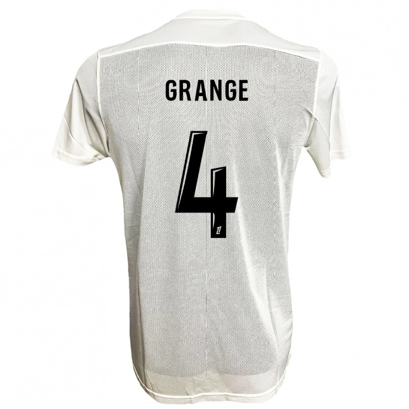 Danxen Damen Moussa Grange #4 Schwarz Weiß Auswärtstrikot Trikot 2025/26 T-Shirt
