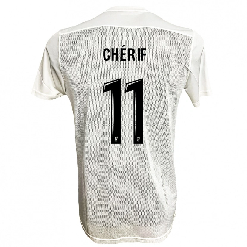Danxen Damen Sidiki Chérif #11 Schwarz Weiß Auswärtstrikot Trikot 2025/26 T-Shirt
