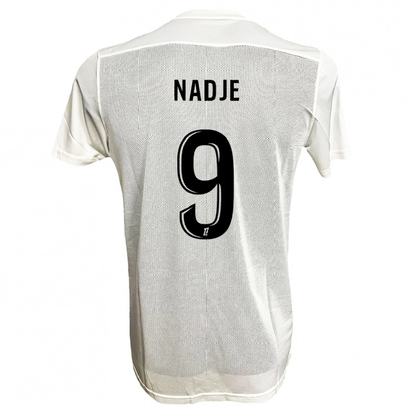 Danxen Damen Guédé Nadje #9 Schwarz Weiß Auswärtstrikot Trikot 2025/26 T-Shirt