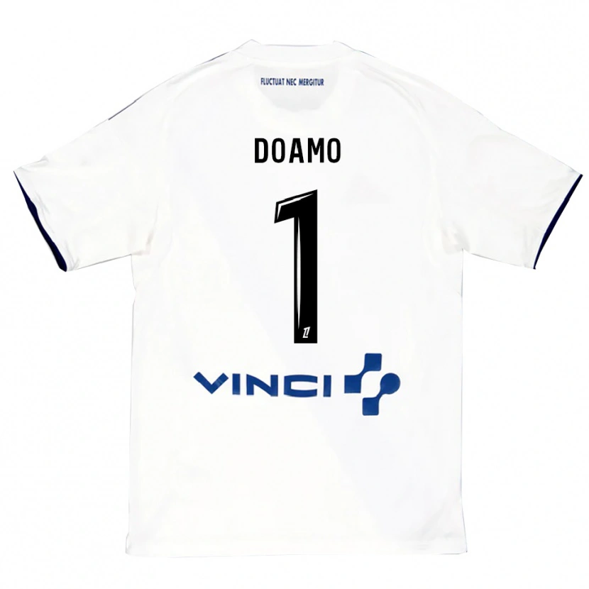Danxen Damen Isaac Doamo #1 Weiß Blau Auswärtstrikot Trikot 2025/26 T-Shirt