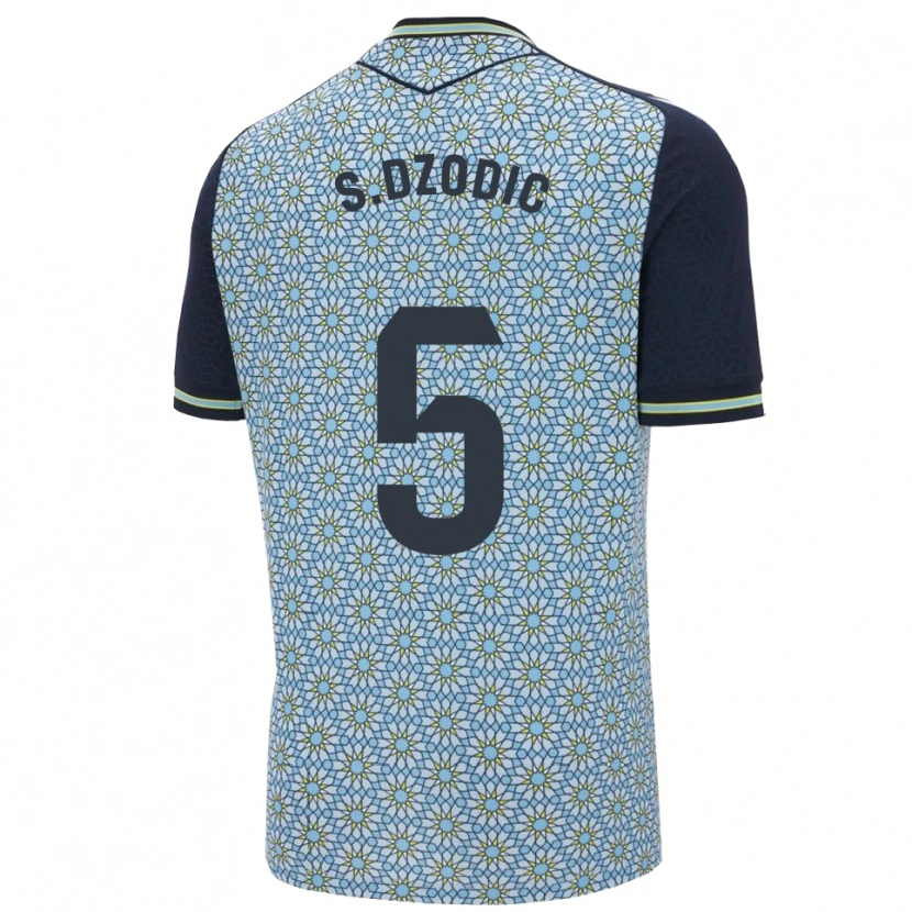 Danxen Damen Stefan Dzodic #5 Blau Marine Auswärtstrikot Trikot 2025/26 T-Shirt