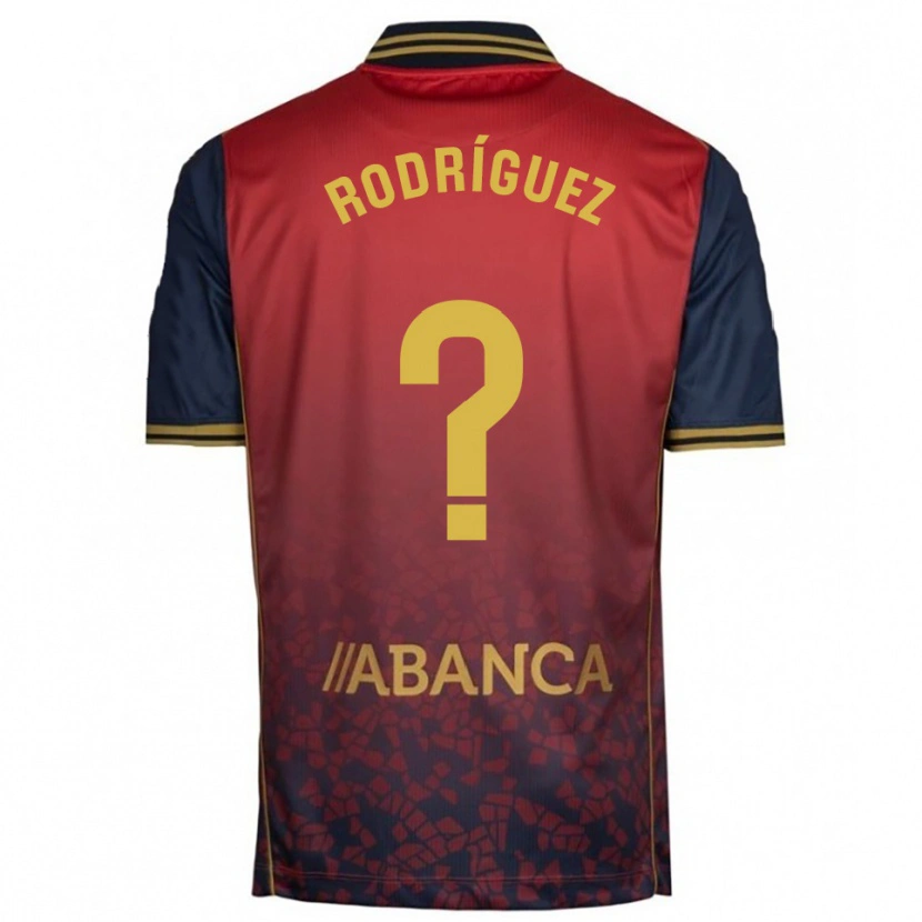 Danxen Damen Carlos Rodríguez #0 Rot Marine Auswärtstrikot Trikot 2025/26 T-Shirt