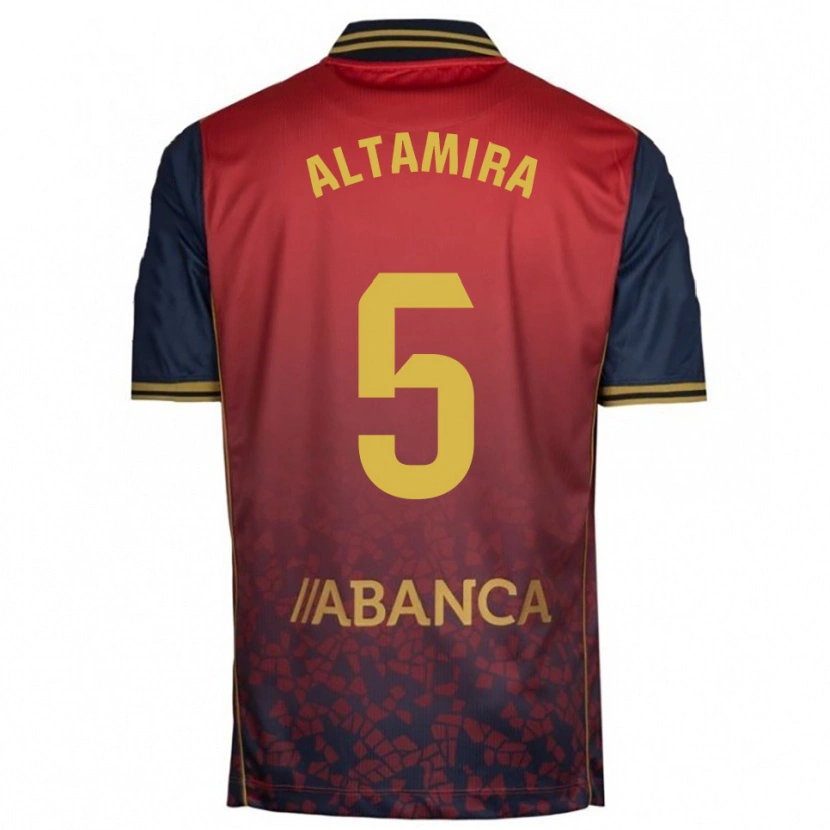 Danxen Damen Inés Altamira #5 Rot Marine Auswärtstrikot Trikot 2025/26 T-Shirt